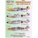 Messerschmitt Bf 109 Pt 5 (4) E-3 Yellow 3 6/JG51 Fw A.Hasse yellow nose and rudder F-4 Black 1 8./JG 54 Oblt M. Ostermann G-4 W