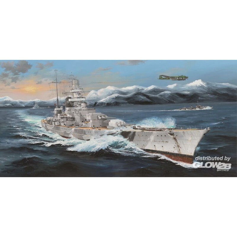 German Scharnhorst Battleship Model kit