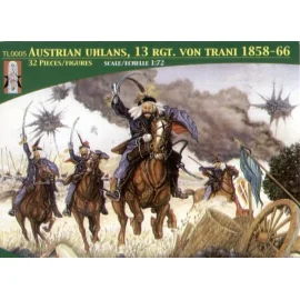 Austrian Uhlans 13th Regiment of Von Trany 1858-66