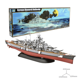 1/200 German Bismarck Battleship 1941 Model kit