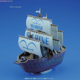 One Piece: Grand Ship Collection - Marine Ship Model Kit 