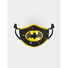 DC Comics: Batman Yellow Logo Adjustable Face Mask 