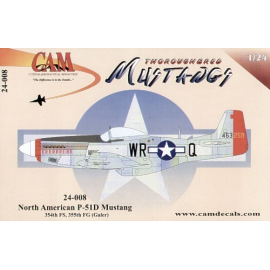 North American P-51D Mustang (1) 463259 WR-Q 354FS D.V.Galer Cherraine