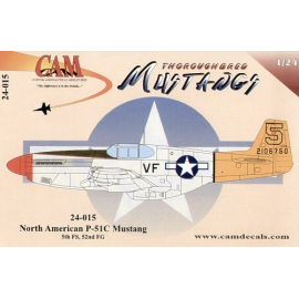 Decals North American P-51C Mustang (1) 42-106750 VF-5 5FS/52FG Italy 1944 