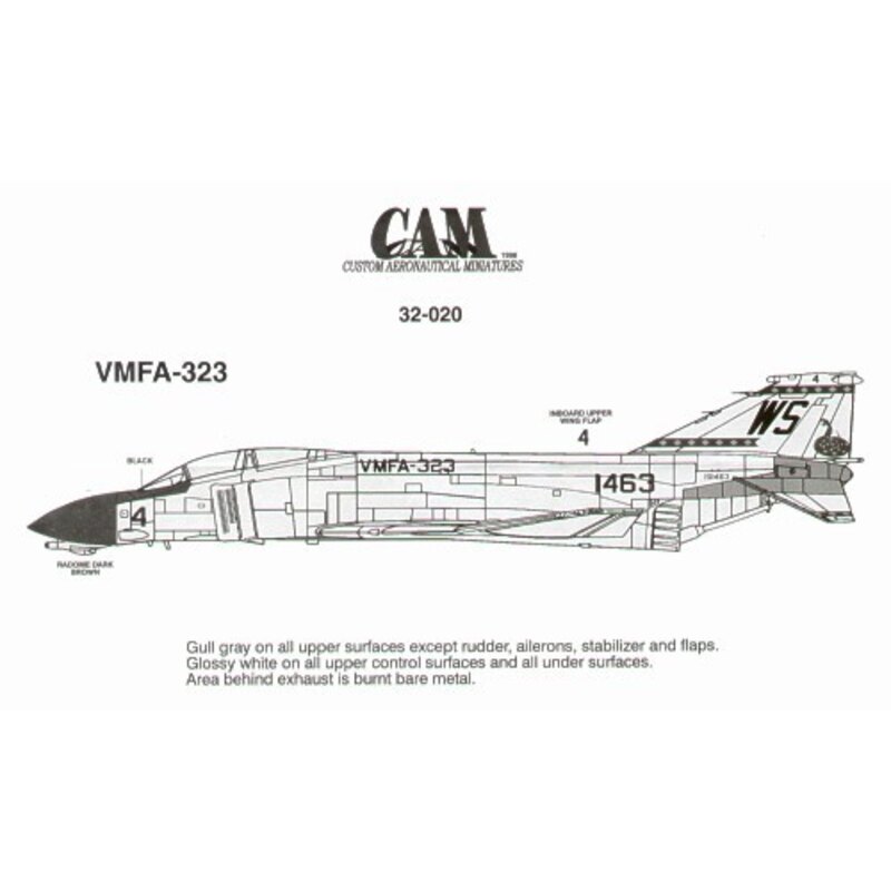 F-4B Phantom 151463 WS/4 VMFA-323