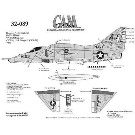 Douglas A-4E (1) 150001 AJ/500 VA-152 Wild Aces CAG USS Shangri-La 1970