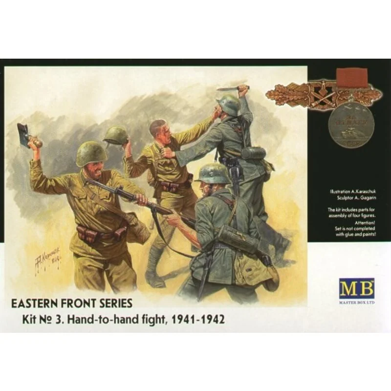 Eastern Front Summer 1941 hand to hand combat (4 fig.)