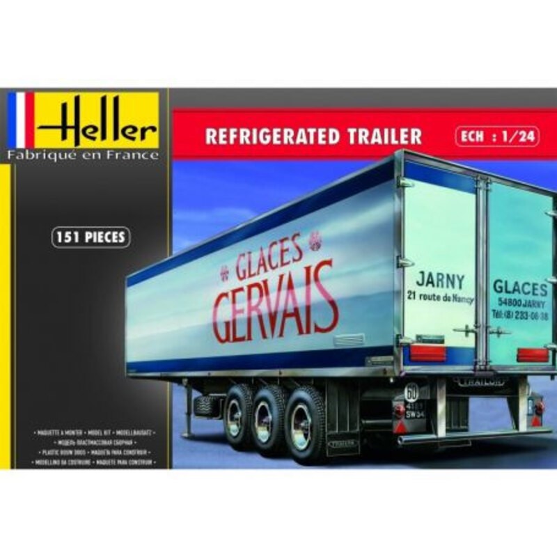 refrigerated trailer Model kit