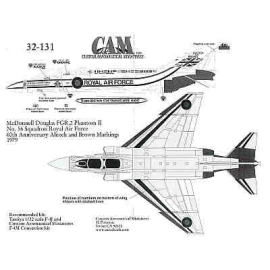 Decals F-4M Phantom. 60th Anniversary Alcock and Brown 1979 Transatlantic flight 3 sheet set 