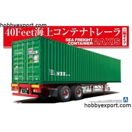 40FEET SEA FREIGHT CONTAINER 2AXIS Model kit