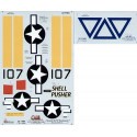 Republic P-47N Thunderbolt (1) 44-88313 No 107 463FS/507FG Shell Pusher le Shima 1945