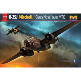 B-25J Mitchell Glass Nose over MTO Model kit