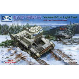 Finnish Vickers 6-Ton light tank Alt B Late Production (with interior) (2 in 1) Model kit