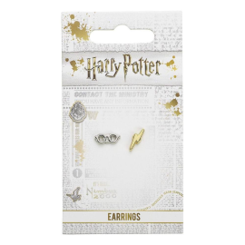 Harry Potter Lightning Bolt Earrings & Glasses 
