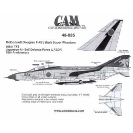 F-4E PhantomJ (Kai) 306 TFS 10th Anniversary Japanese ASDF. Double sheet