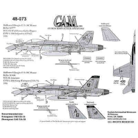 McDonnell Douglas F/A-18C (2) 163777 NF/300 CAG VFA-192 World Famous Golden Dragons USS Independence 1995 163446 AB/400 CAG VFA-