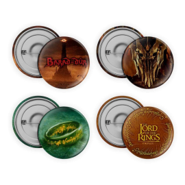 The Lord of the Rings pack 4 badges Collection 