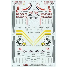 McDonnell Douglas F/A-18C (2) 164212 AG/400 VFA-131 Wildcats USS George Washington 1997 164968 NF/400 VFA-195 Dambusters USS Kit