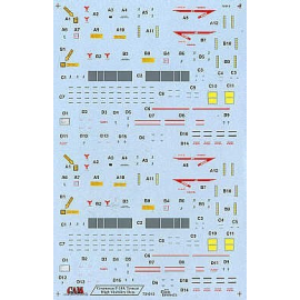 Grumman F-14A Hi Vis Data for 2 aircraft