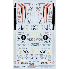 McDonnell Douglas F/A-18C Hornets (3) 164048 NH/400 CAG VFA-94 Mighty Shrikes USS Carl Vinson Op. Enduring Freedom 2001 164897 N