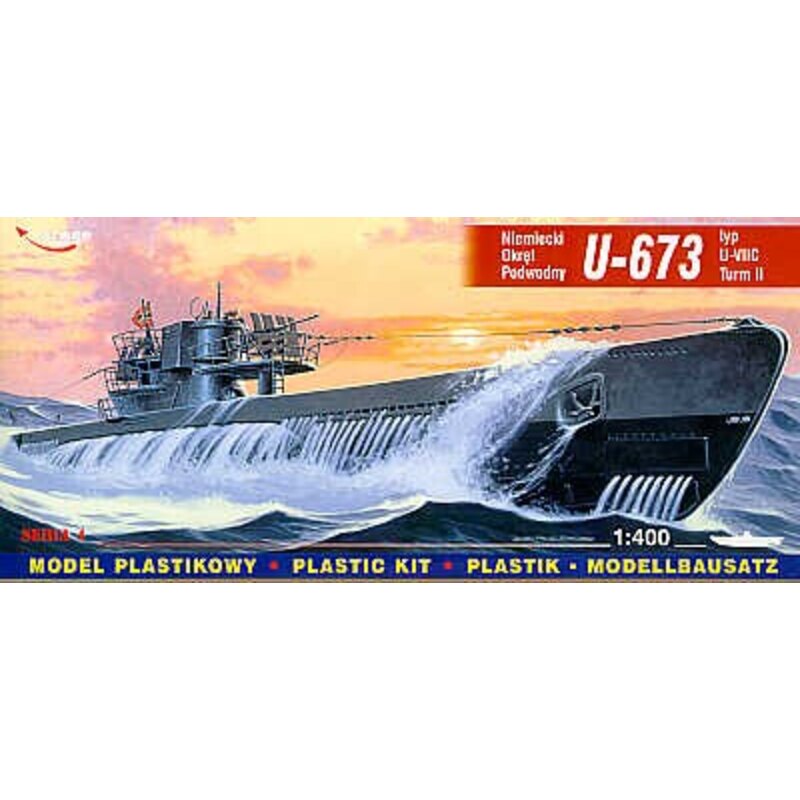 U-Boat U-673 (VIIC/T2) (submarine) Model kit