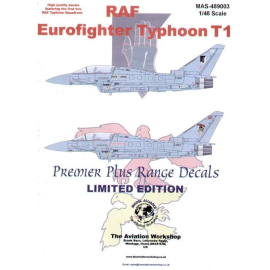 Decals Eurofighter EF-2000 Typhoon T1 (2) ZJ802 17(F) Squadron ZJ822 29(R) Squadron 