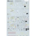 BAe Hawk Stencils. Four sets for use on red/white green/grey camo overall grey and overall black aircraft