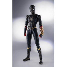 Spider-Man: No Way Home action figure SH Figuarts Spider-Man Black & Gold Suit (Special Set) 15 cm
