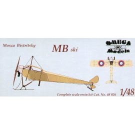 Mosca Bistriksky MB two seat Russian version with skis Model kit