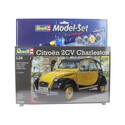 Citroen 2CV Model Set - box containing the model, paints, brush and glue Revell