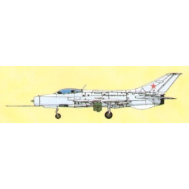 Mikoyan Ye-5. Decals USSR Airplane model kit