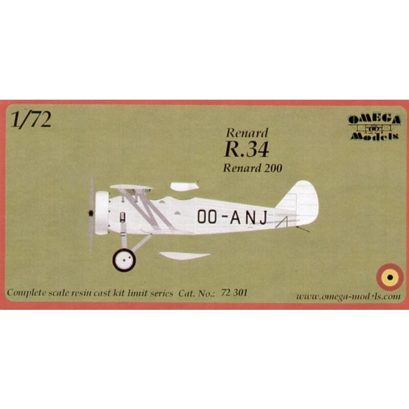 Renard R.34 - Renard 200. Decals Belgium