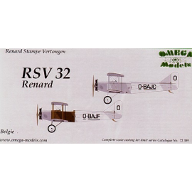 RSV-32 Renard. Decals Belgium O-BAJF and O-BAJC Model kit