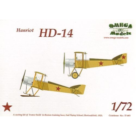 Hanriot HD-14 with wheels or skis. Decals Russia 1925 Model kit