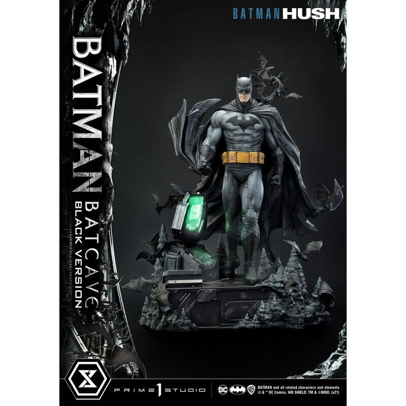Prime 1 studio Batman Hush statue 1/3 Batman Batcave Black Versio...