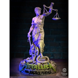 Metallica statue Rock Ikonz On Tour Lady Justice