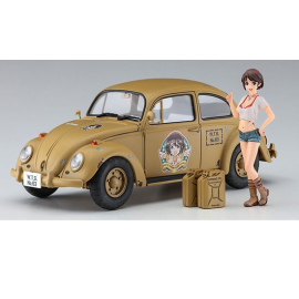 VW BEETLE + EGG GIRL figure Model kit