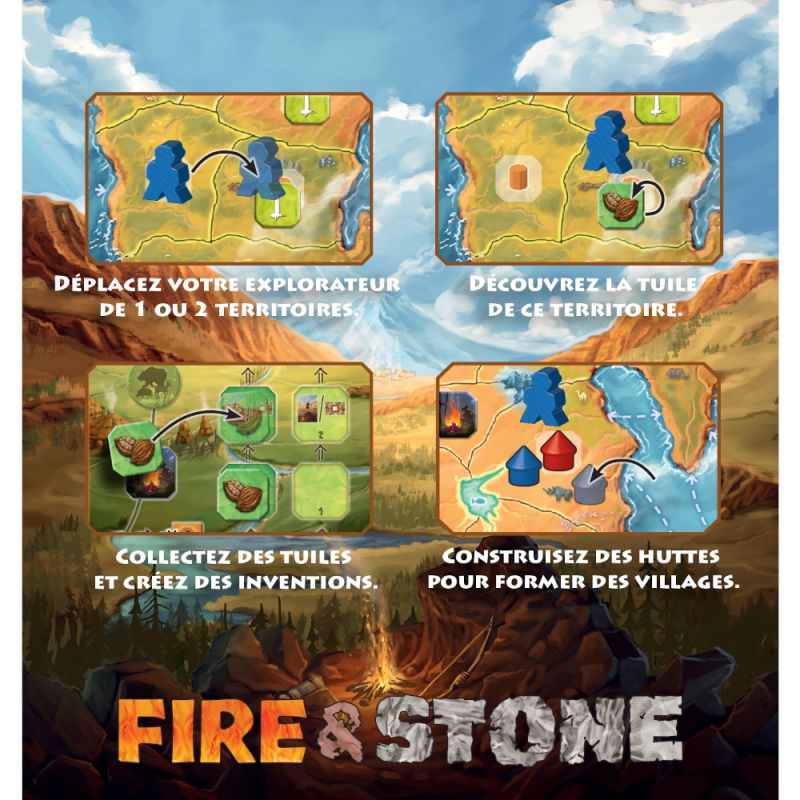 Fire & Stone, Board Game