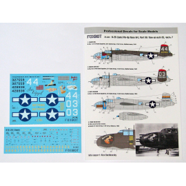 Decals North-American B-25G/J Mitchell (Late) 'Pin-Up Nose Art and Stencils' Part 7 (designed to be used with Airfix, Italeri, H