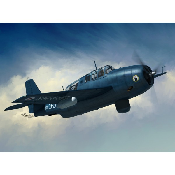 Sword Model Kit Grumman Tbm 3s Avenger As 4 2 Markings Faa Rcn