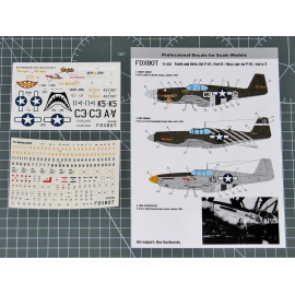 Decals North-American P-51 Mustang Nose art, Part 2 
