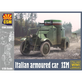 1ZM Italian WWI Armoured Car Model kit