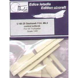 Seahawk FGA.6 control surfaces (designed to be assembled with model kits from Trumpeter)