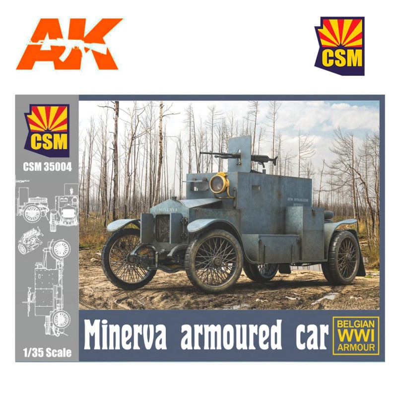 Minerva Armoured Car 1/35 Model kit