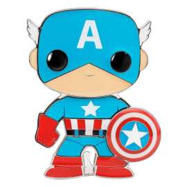Marvel POP! Captain America enamel pin pin 10 cm 