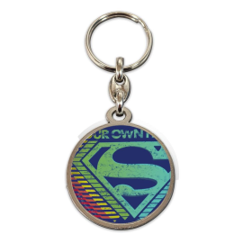 DC Comics Superman Logo metal keyring 7 cm 