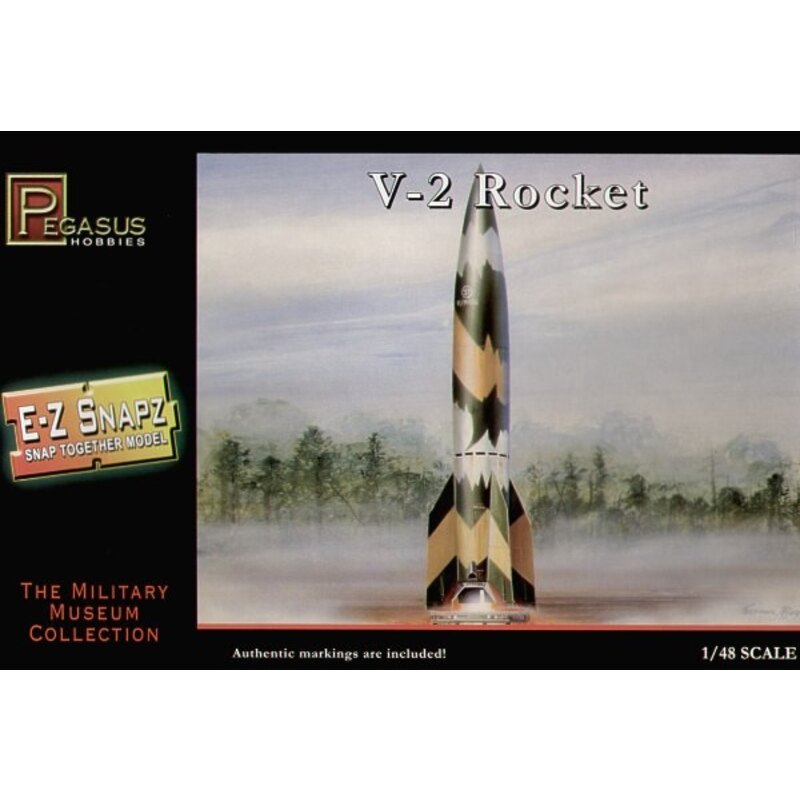 V-2 Rocket (Snap together) Airplane model kit