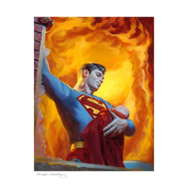 DC Comics Art Print Saving Grace: A Hero's Rescue 46 x 56 cm - unframed 