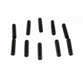 Spacer black nylon female / female M3x30 (10ps) 