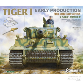 TIGER I EARLY PRODUCTION WITH FULL INTERIOR KURSK Model kit
